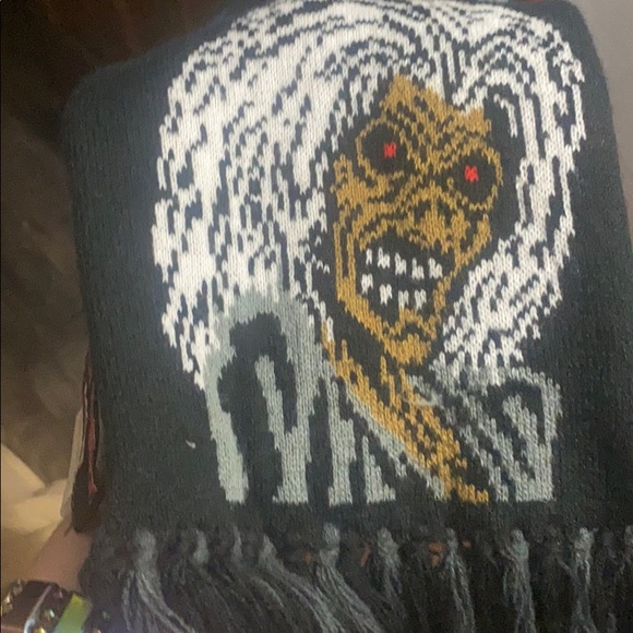 IRON MAIDEN Eddie 666 Scarf - NEW 🎶🖤 - Picture 2 of 8